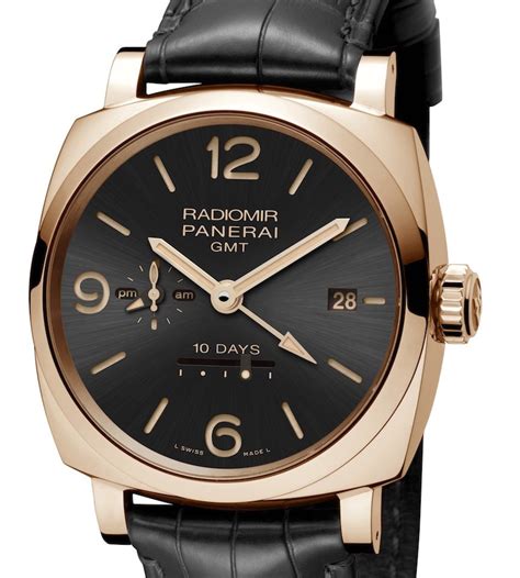 panerai red gold 10 day|Insider: Panerai Radiomir 1940 10 Days GMT Automatic 'Oro .